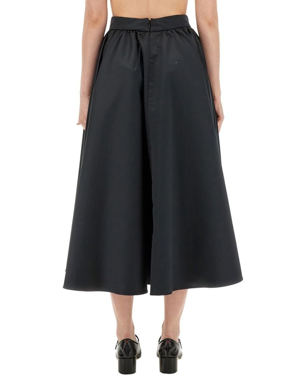 Patou Blue Maxi Skirt Polyester