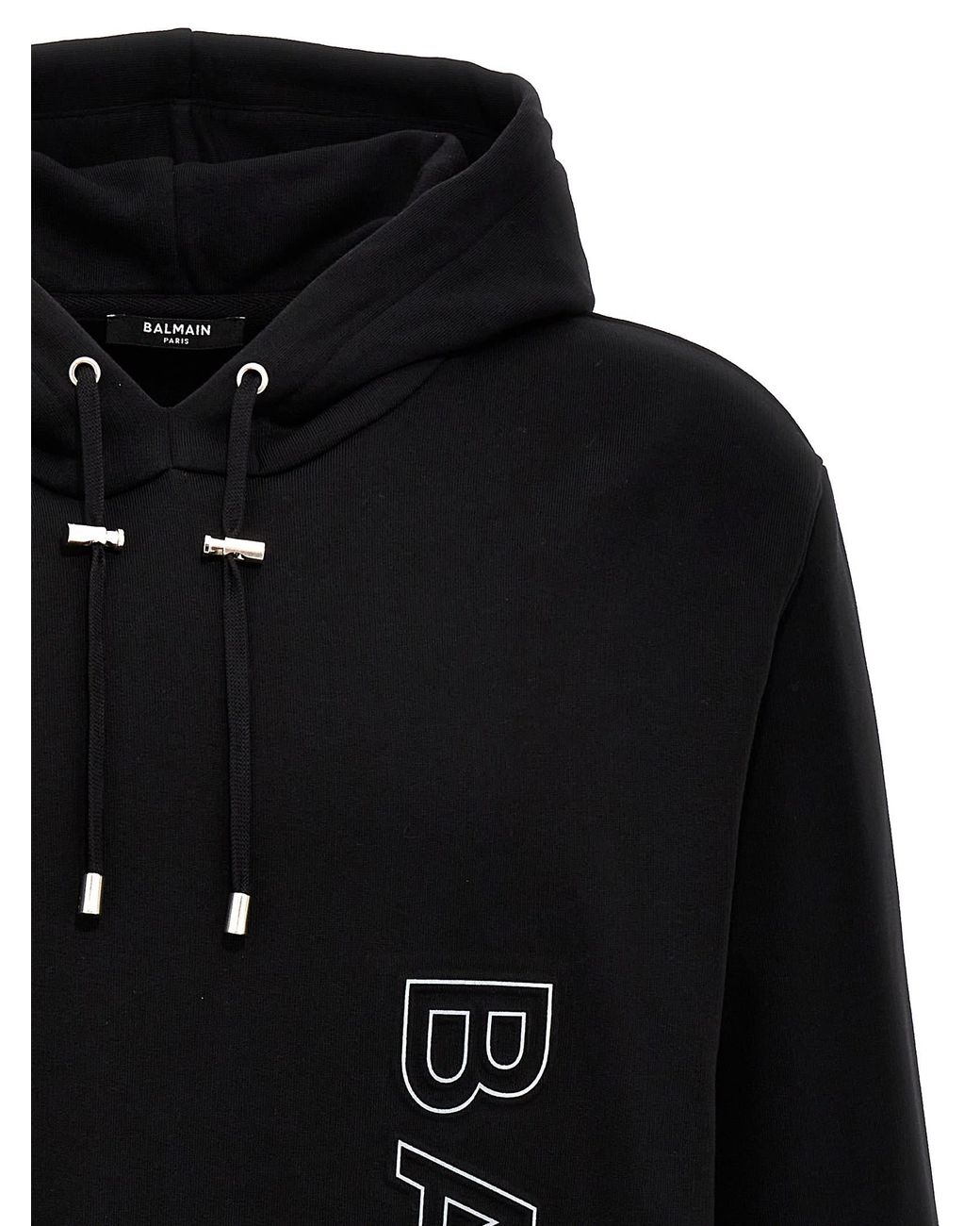 Balmain black deals hoodie