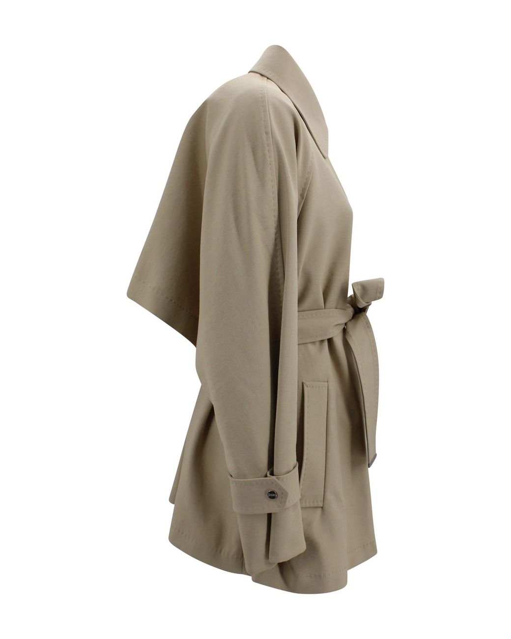 Herno Gray Jacket With Belt