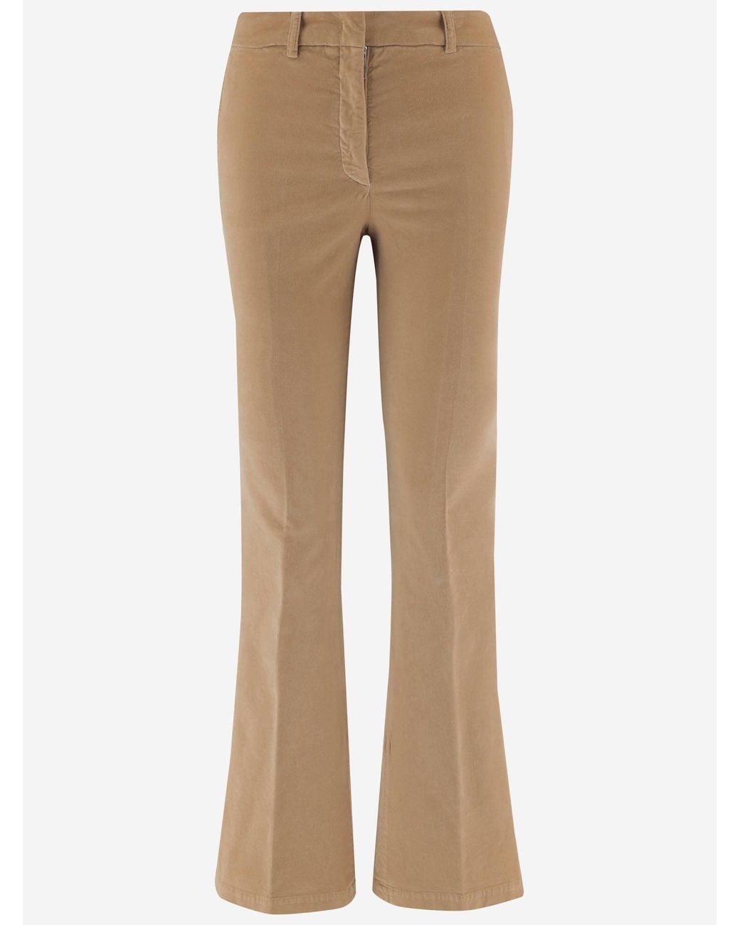 Ql2 Natural Stretch Cotton Corduroy Trousers