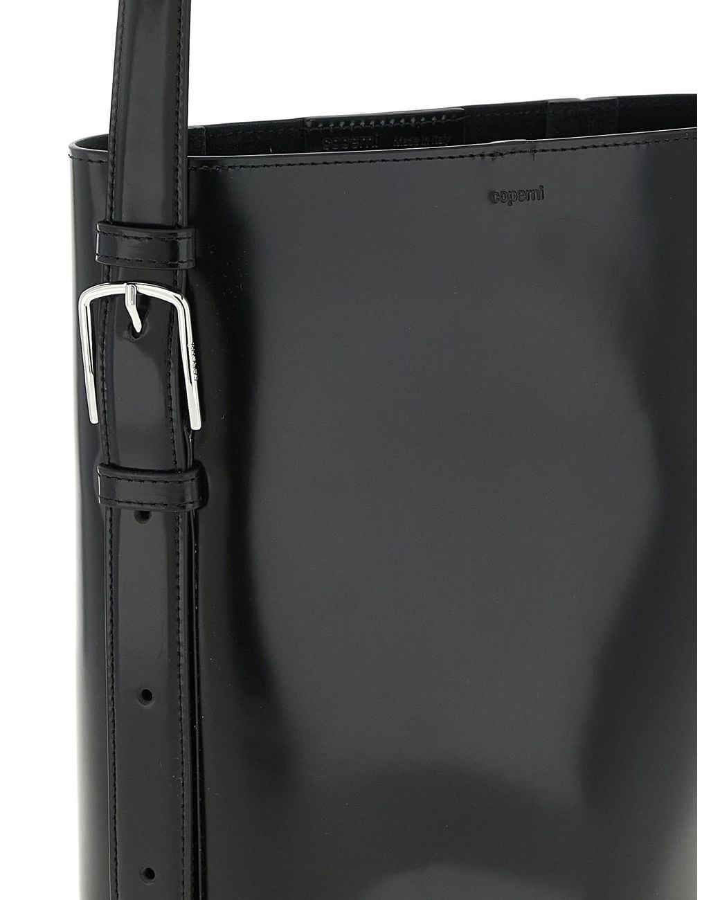 Coperni Black Cowhide Shoulder Bag