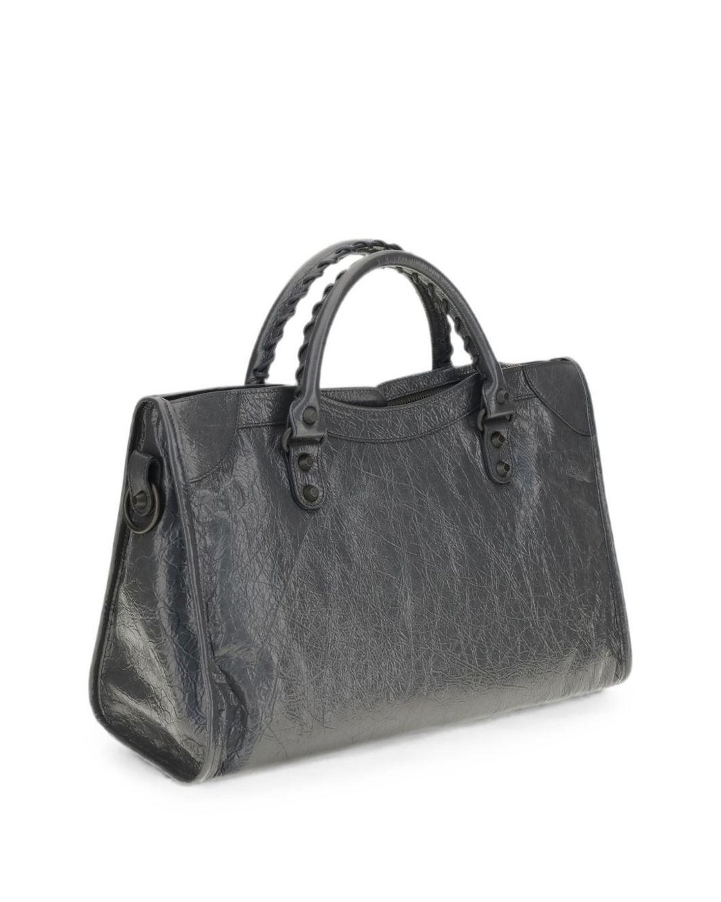 Balenciaga Gray Le City Shoulder Bag