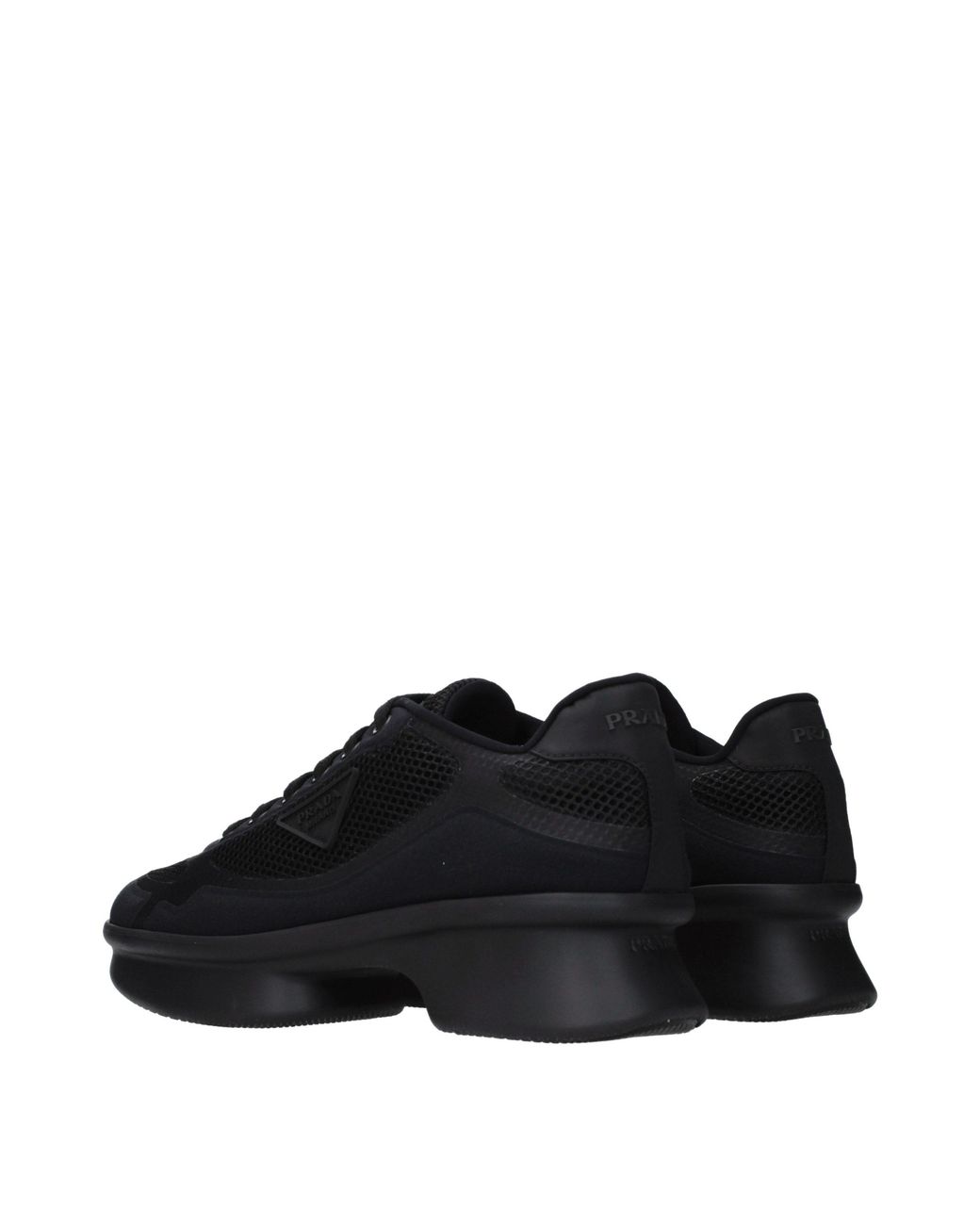 Prada Black Sneakers Fabric