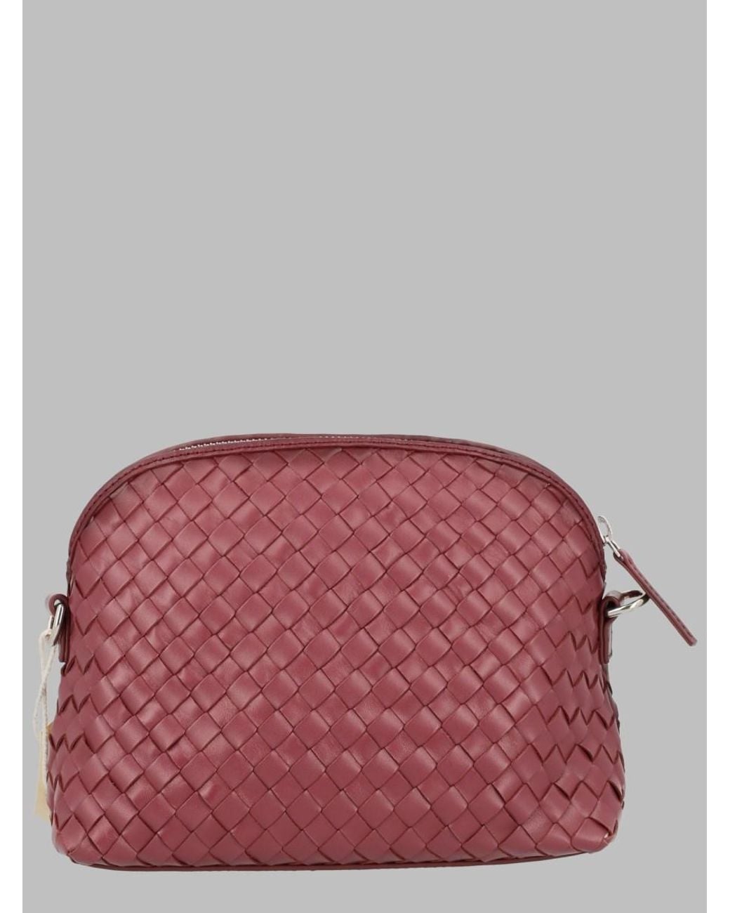 Dragon Diffusion Red Leather Clutch Chunky Fellini