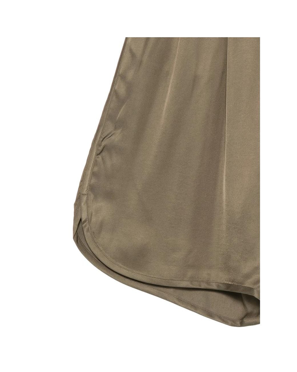 Frankie Shop Brown Shorts Nelis Satin Ecovero