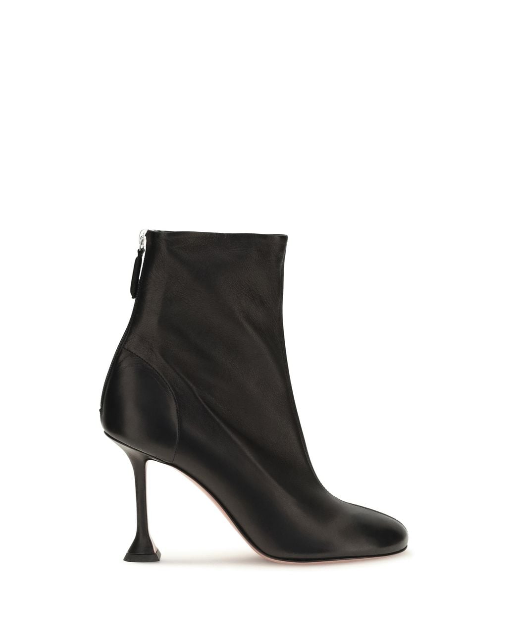 AMINA MUADDI Black Iris Nappa Booties Boot