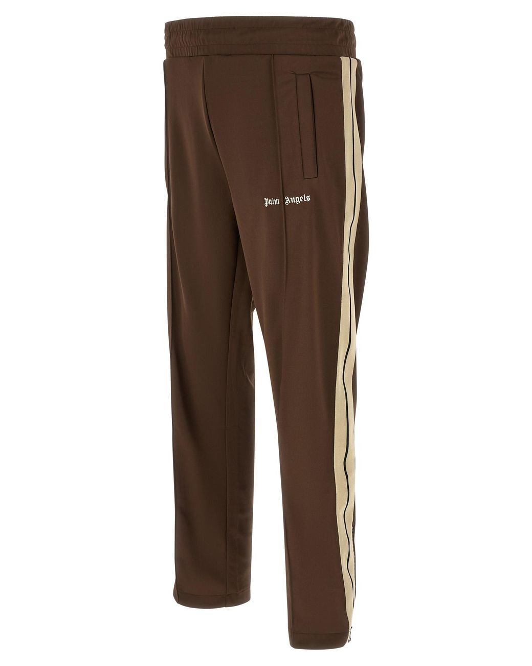 Palm Angels Brown Classic Track Pants for men