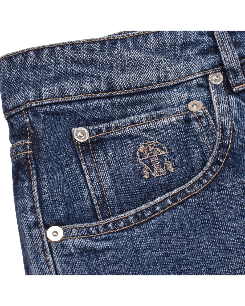Brunello Cucinelli Blue Pants for men