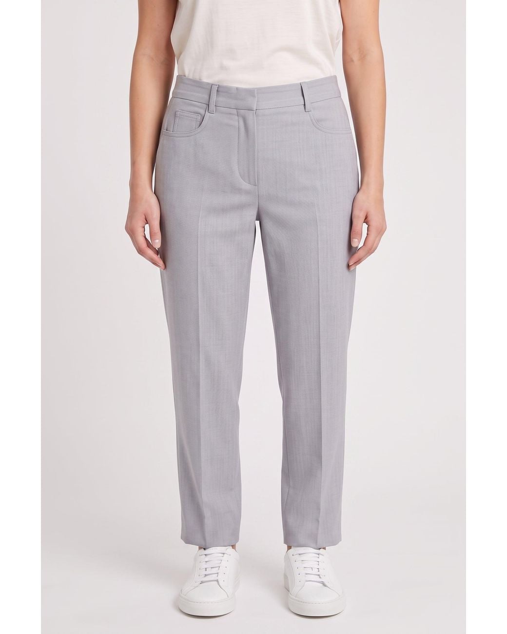 Brunello Cucinelli Multicolor Light Linen Blend Trousers Nwt