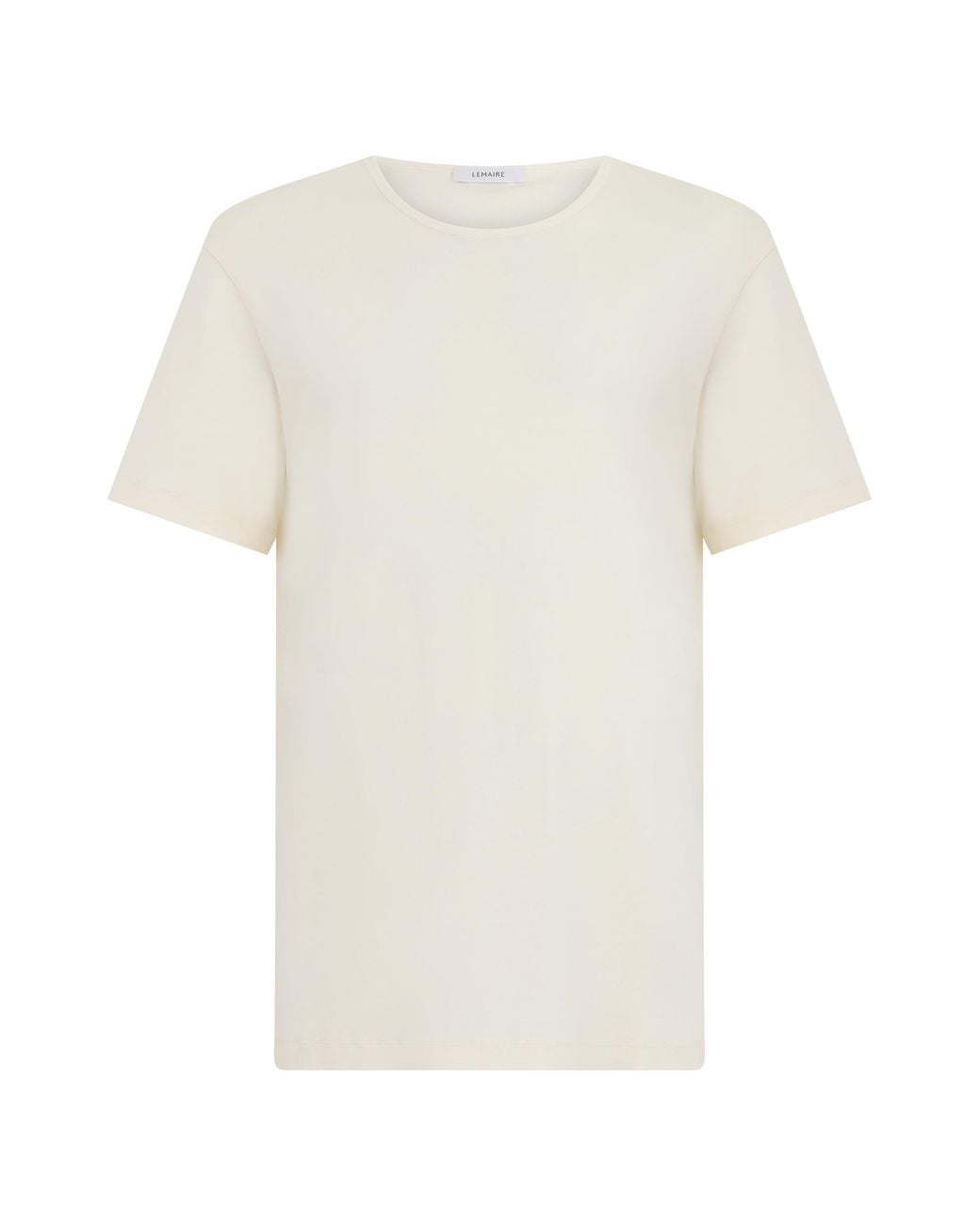 Lemaire White Short-Sleeve Cotton T-Shirt T-Shirts And Polos for men