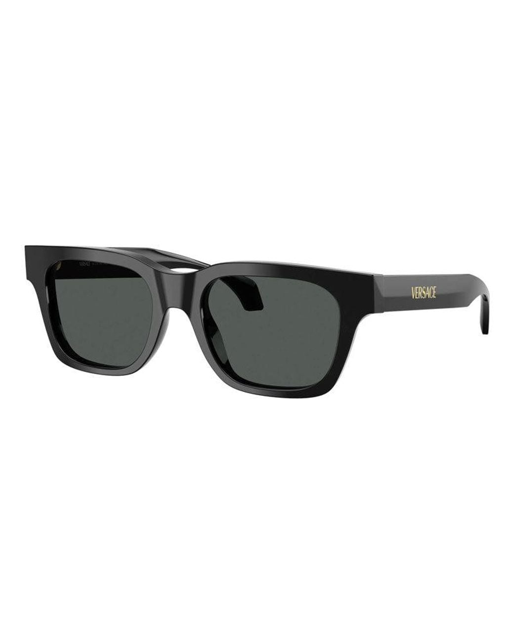 Versace Green Sunglasses Square Full Rim, Transparent Frame And Lens Ve4486551071