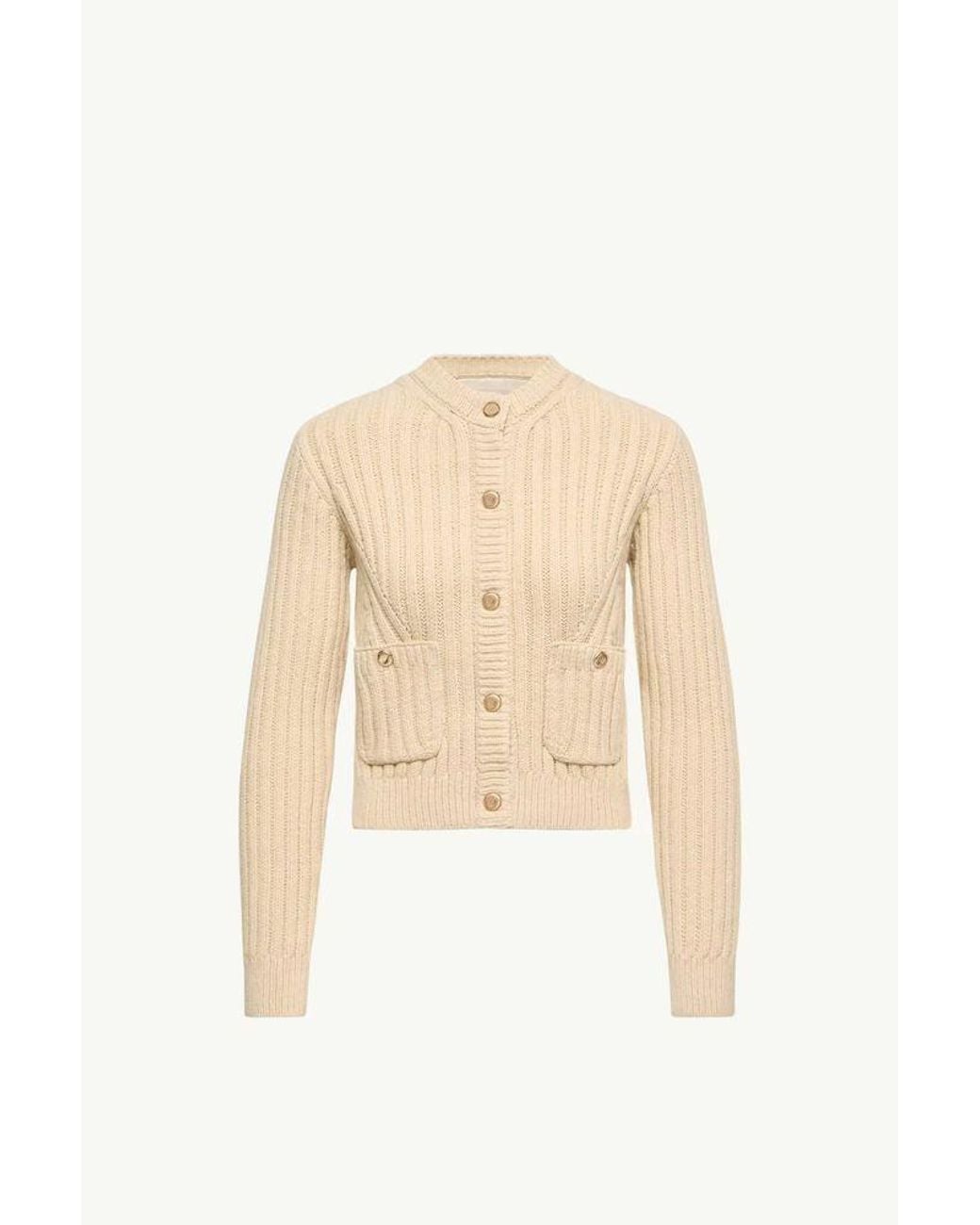 Moncler Natural Moncler Vest — Cream