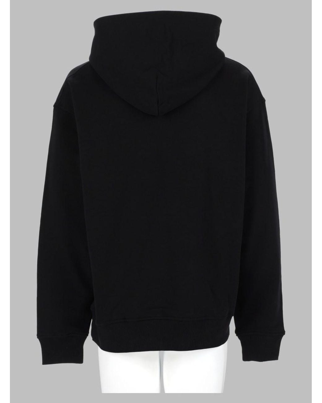 Palm Angels Black Hoodie Palm Hills Cotton Sweater for men