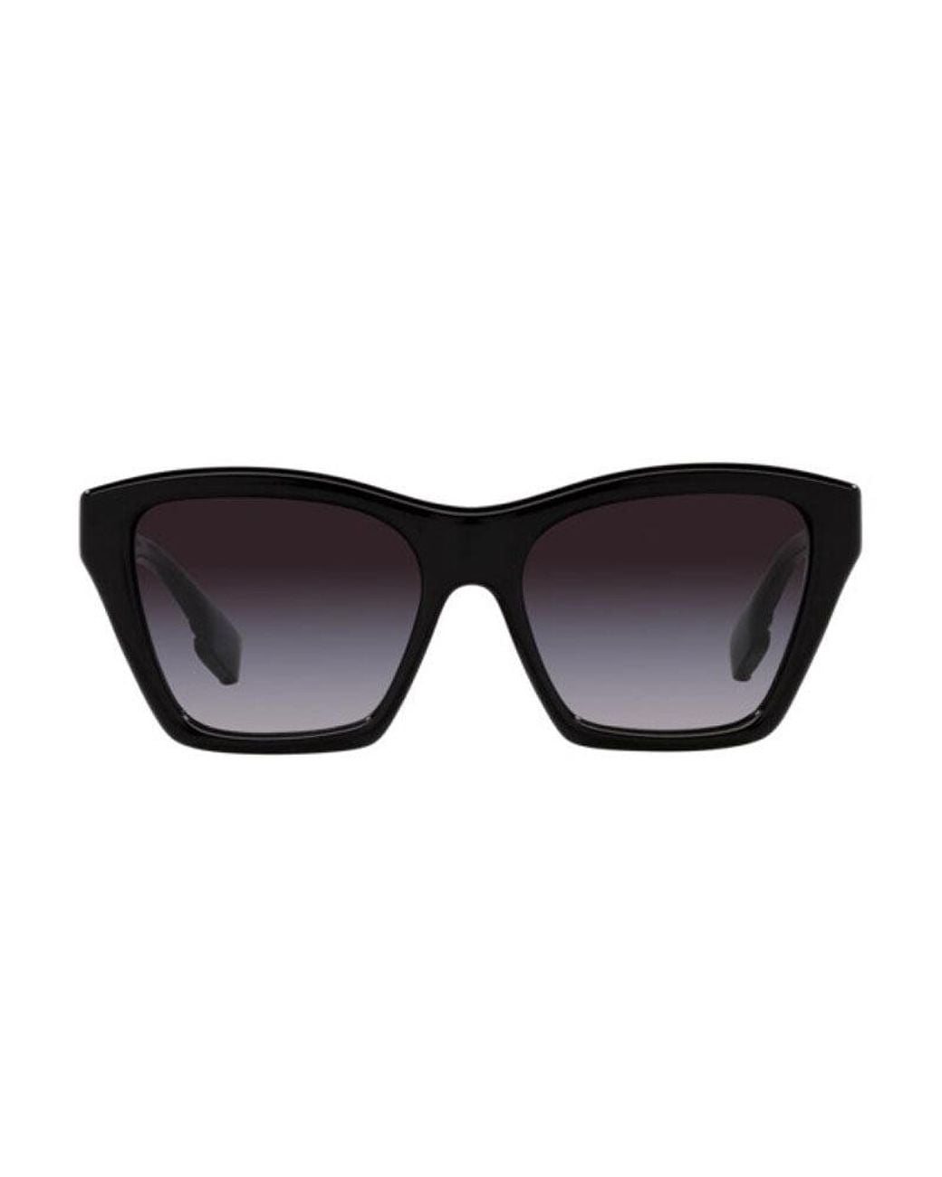 Burberry Black Sunglasses Square Full Rim, Frame And Gradient Lens Be439130018G