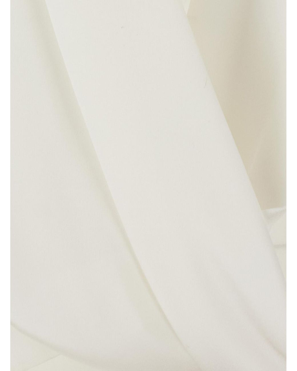 Le Plain White Georgette Blouse Blouses