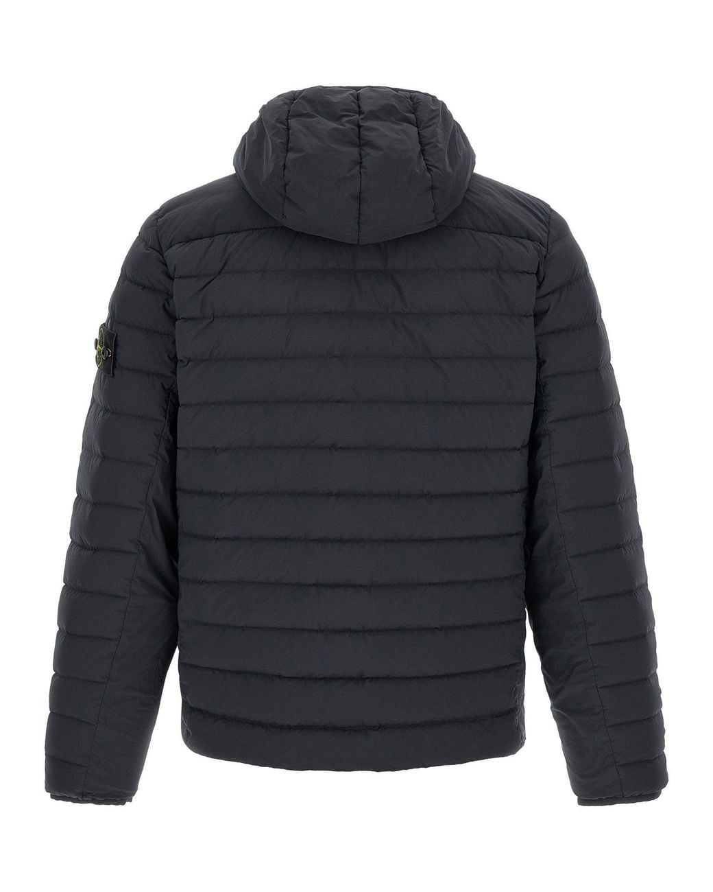Stone Island Blue Seamless Quilted Down Jacket for men
