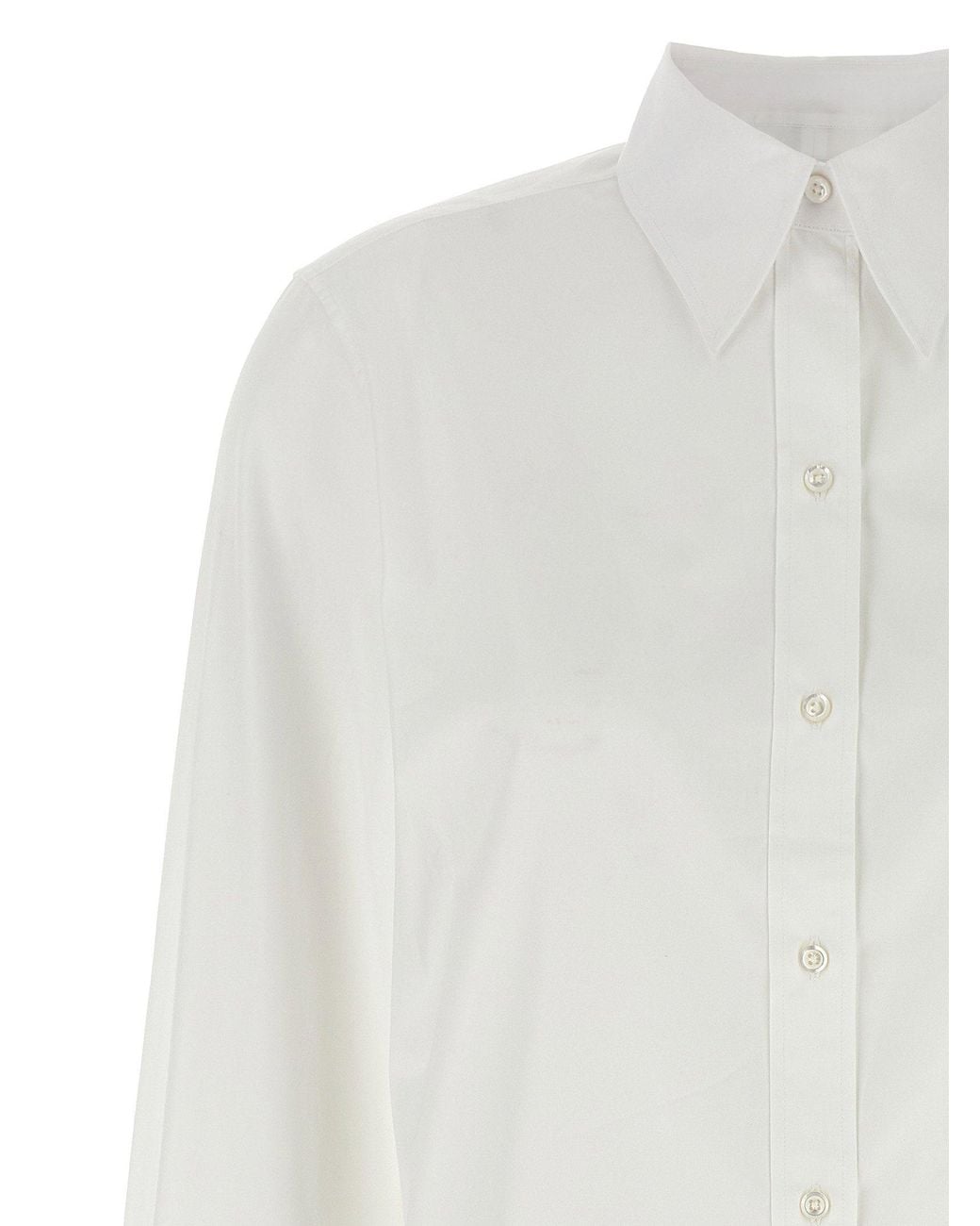 Thom Browne White Rwb Tape Cuff Shirt
