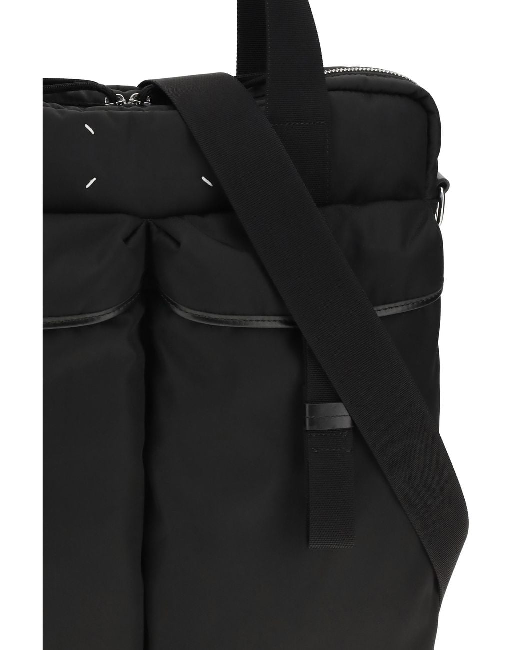 Maison Margiela Black High Tech Computer Handbag Nylon Bag for men