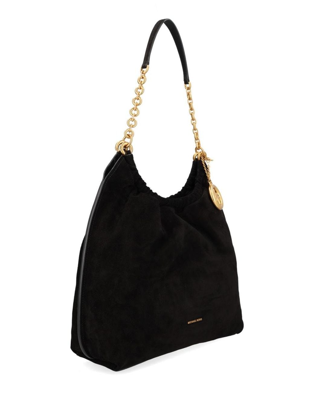 MICHAEL Michael Kors Black Mini Leather Shoulder Bag