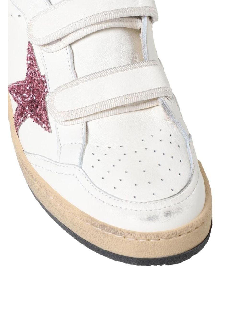 Golden Goose Deluxe Brand White Sneakers Ballstar Leather Ovine