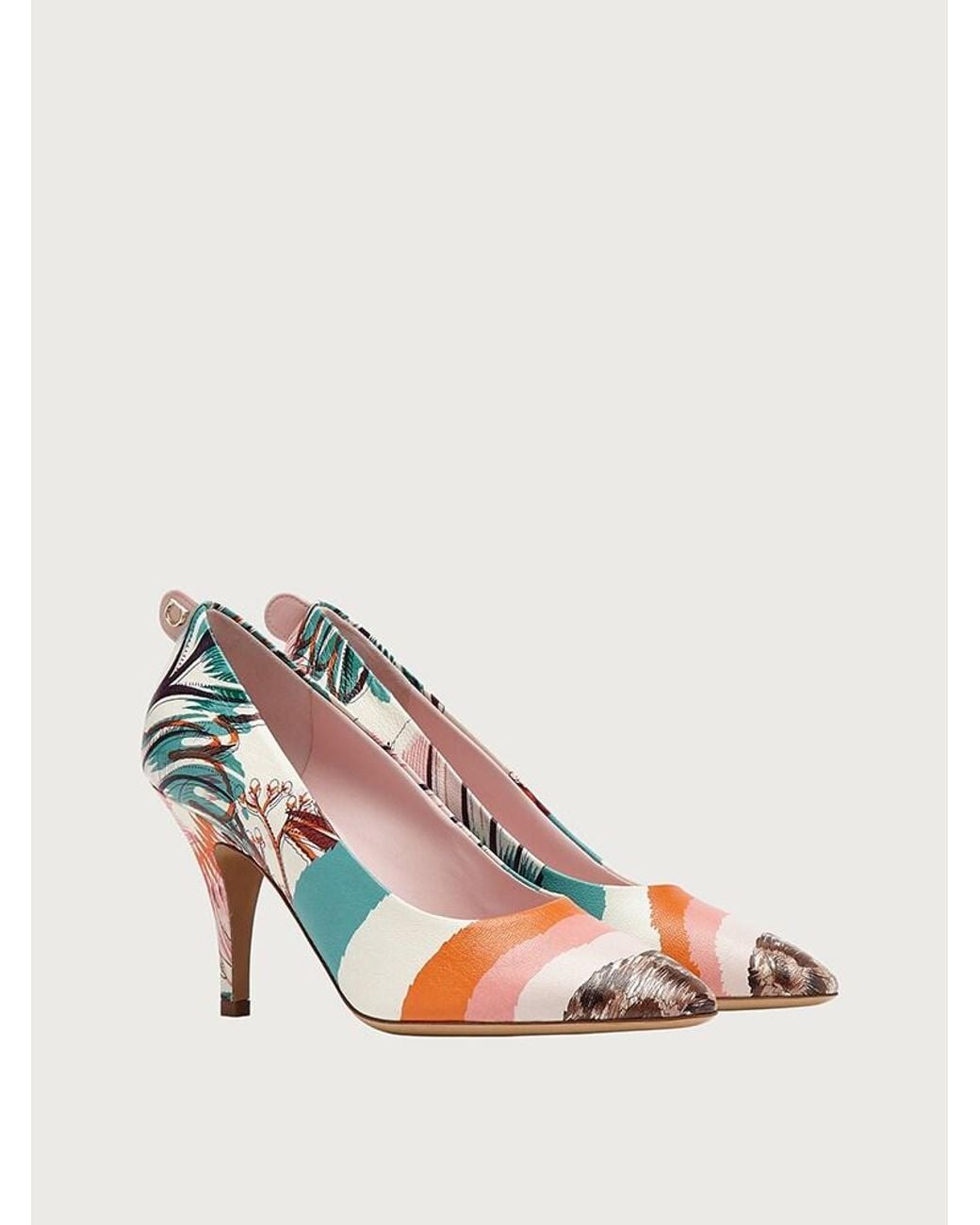 Ferragamo Pink Plain Pump