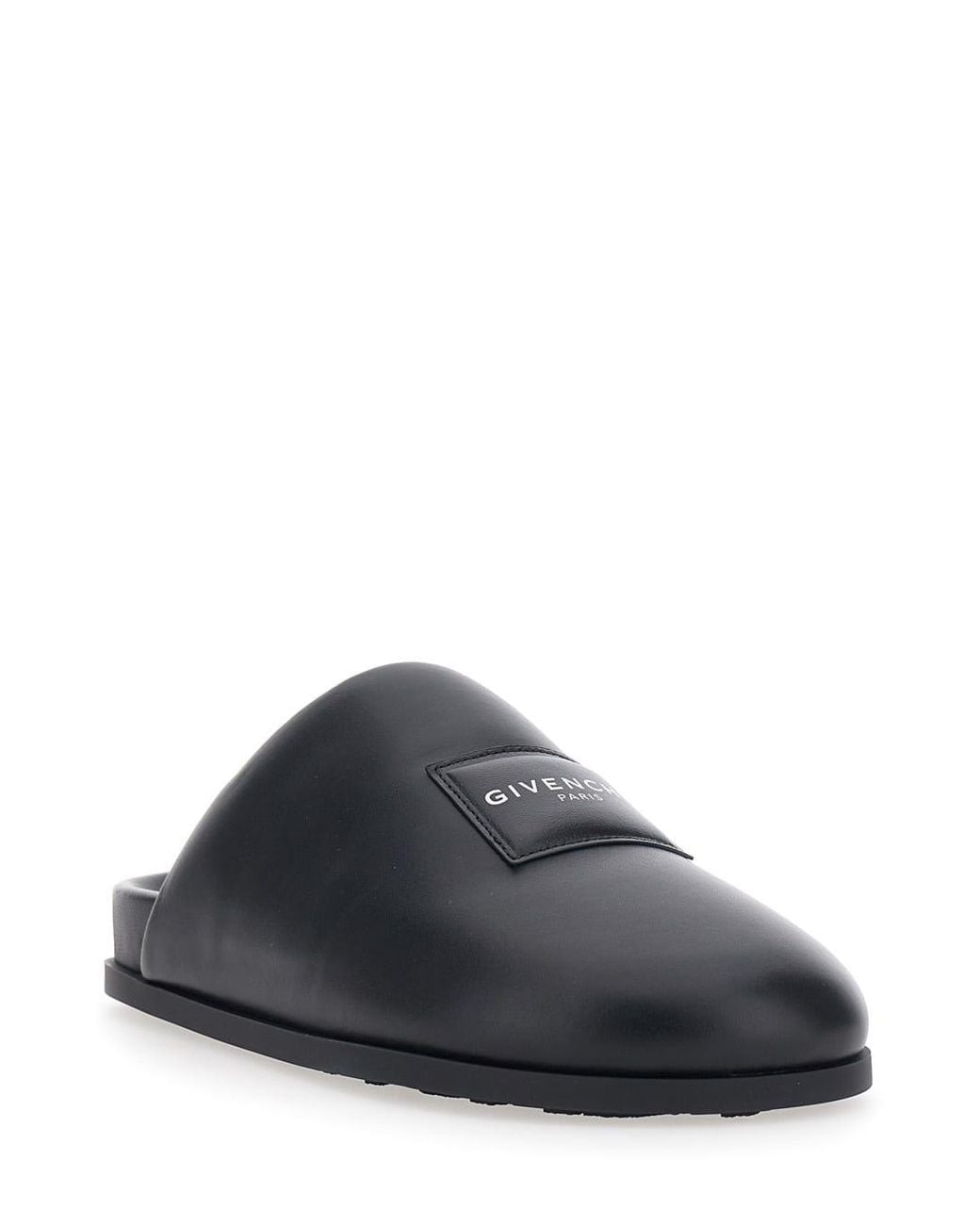 Givenchy Multicolor Mules With Asymmetrical Design And Padded Leather Logo