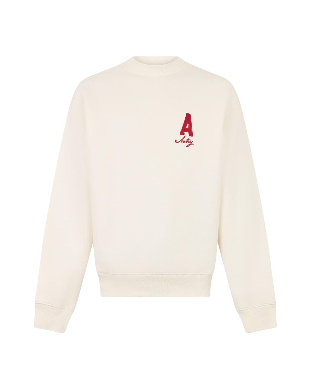 Autry White Cotton Sweatshirt With Printed Logo Sweater for men
