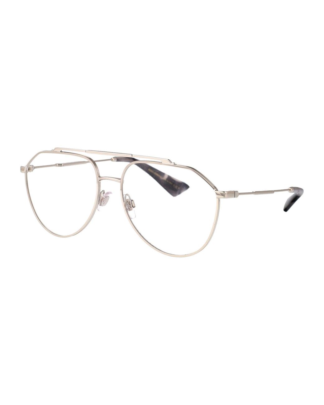 Dolce & Gabbana Multicolor Dolce & Gabbana Metal Optical Glasses for men
