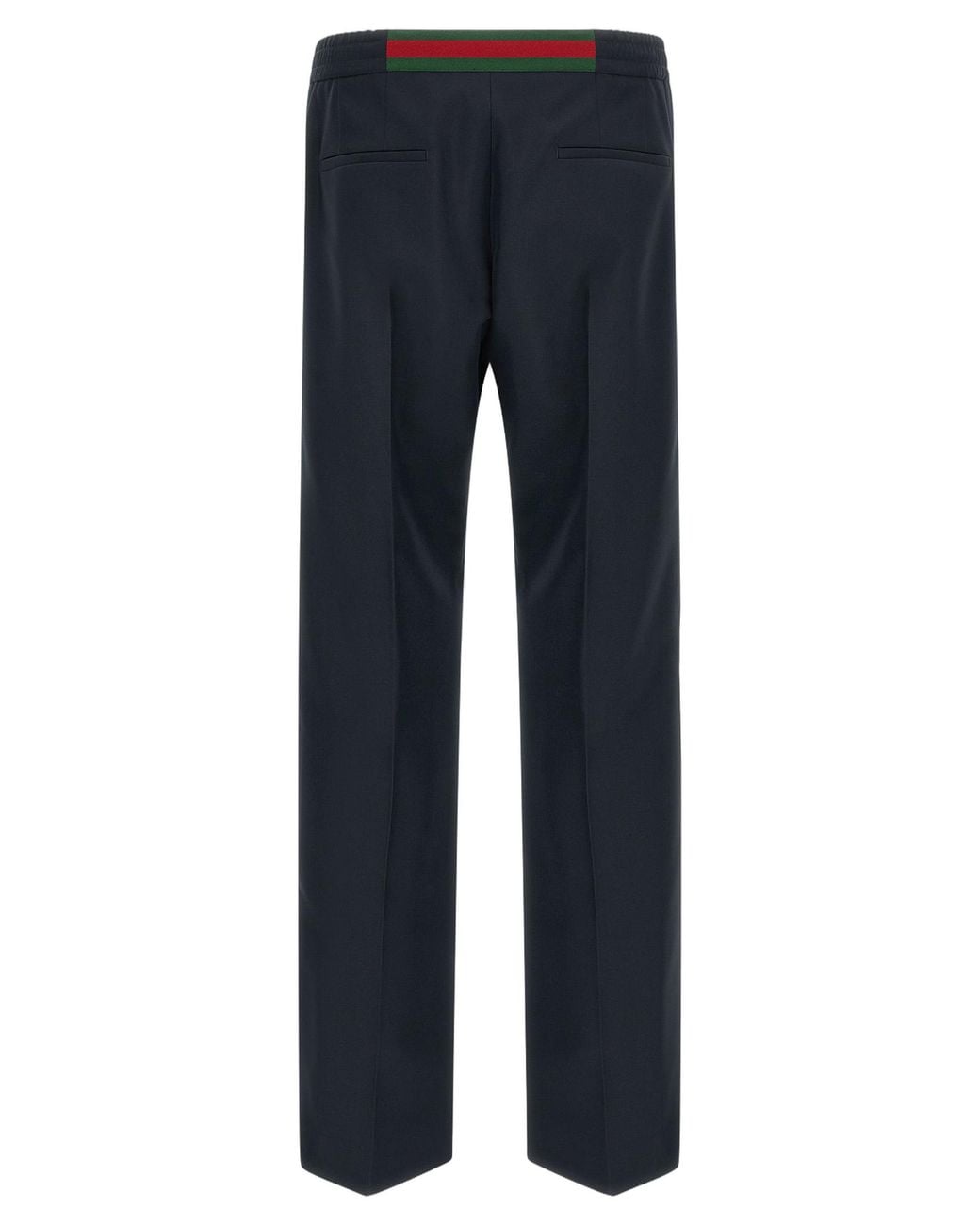 Gucci Blue Gucci Technical Panama Trousers for men