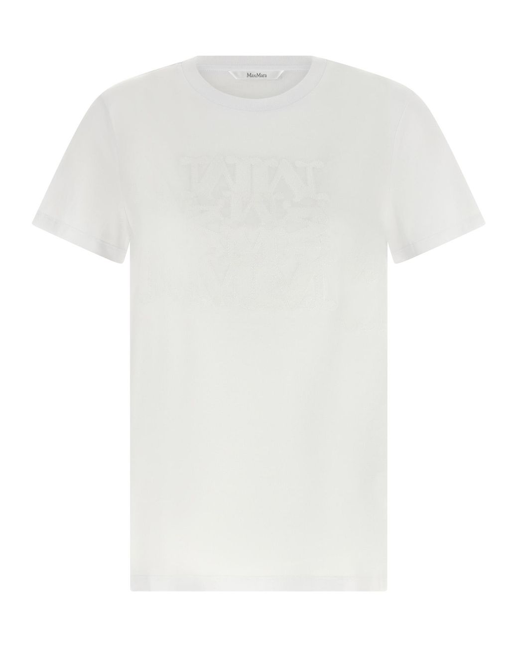 Max Mara White Cotton T-Shirt