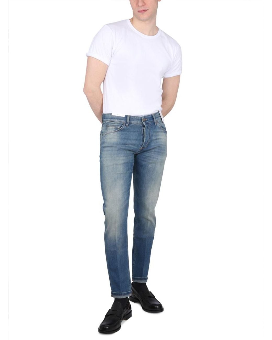 PT Torino Blue Reggae Jeans Cotton for men