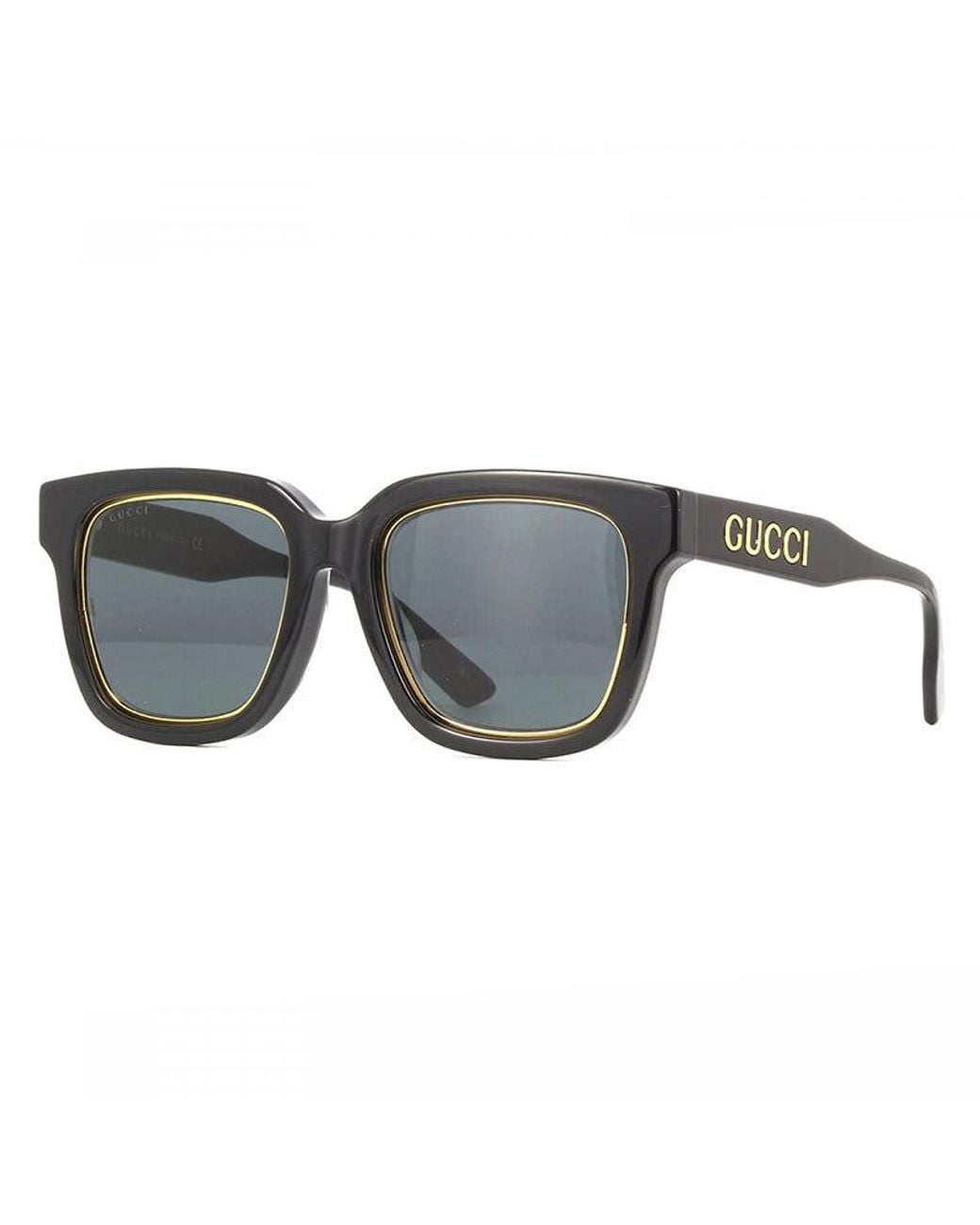 Gucci Gray Sunglasses Square Full Rim, Frame And Lens Gg1136Sa001