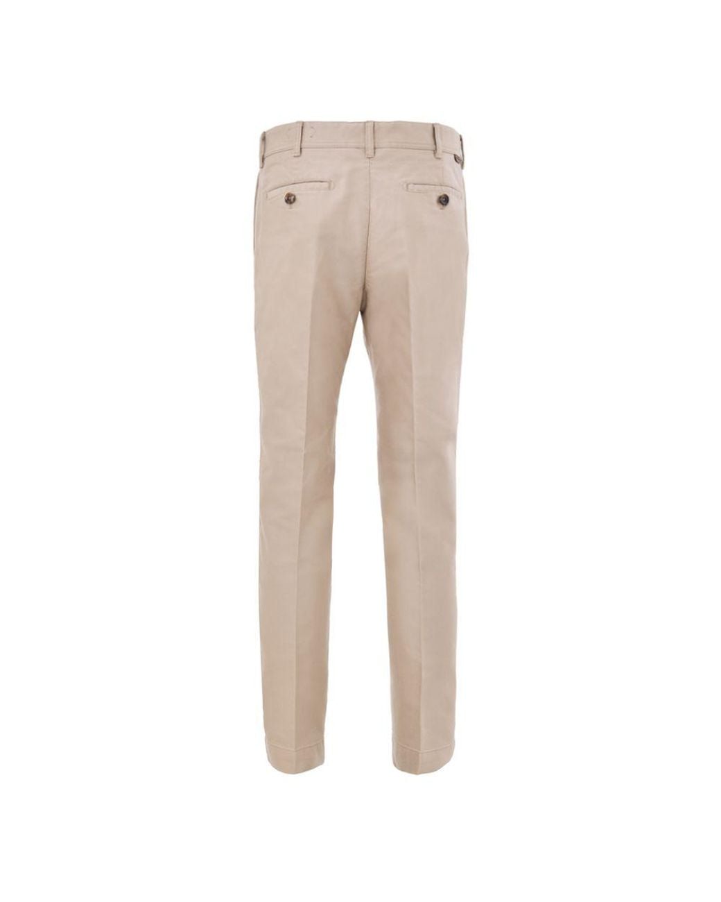 Tom Ford Natural Beige Cotton Chino Pants for men