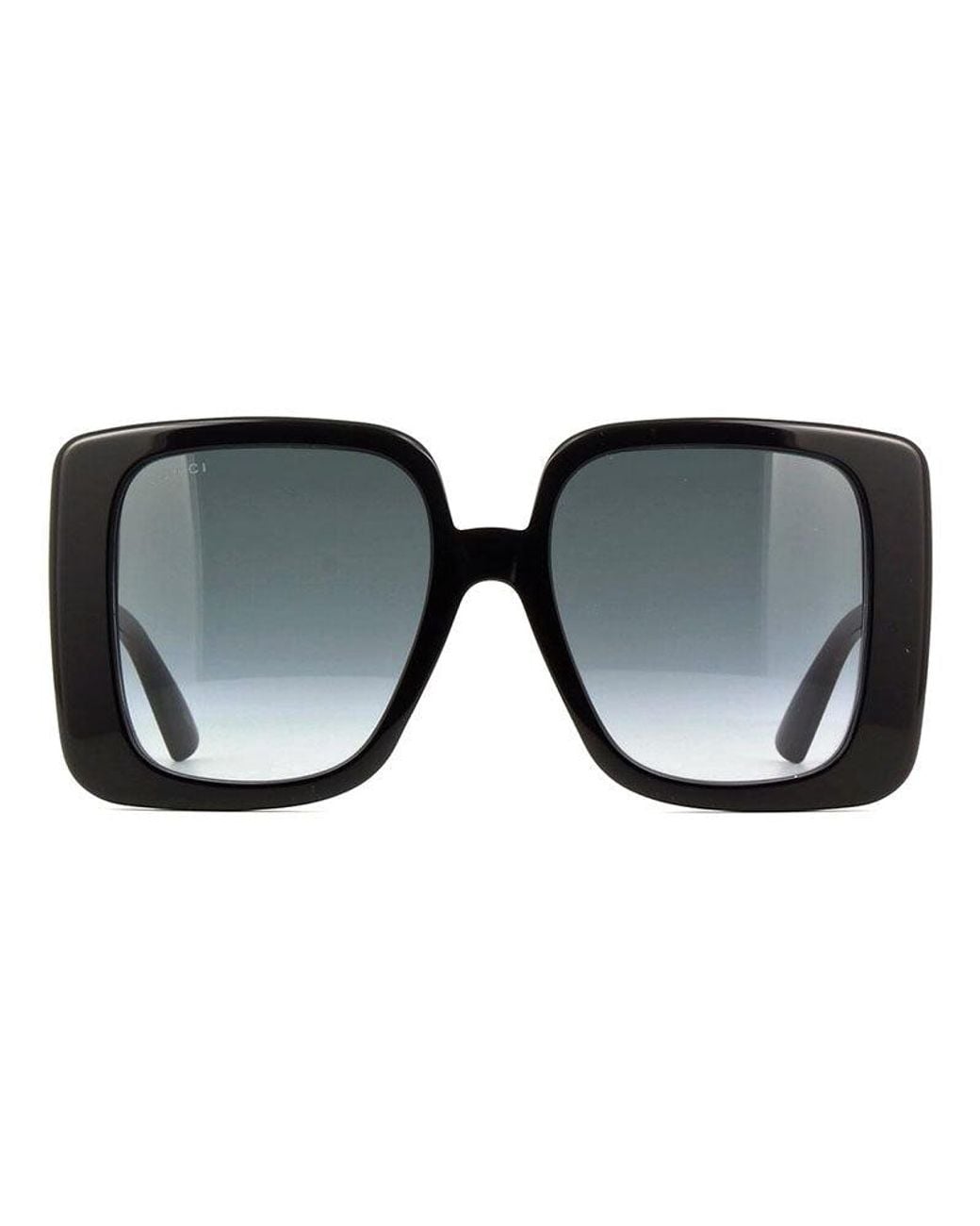 Gucci Black Oversized Square Sunglasses