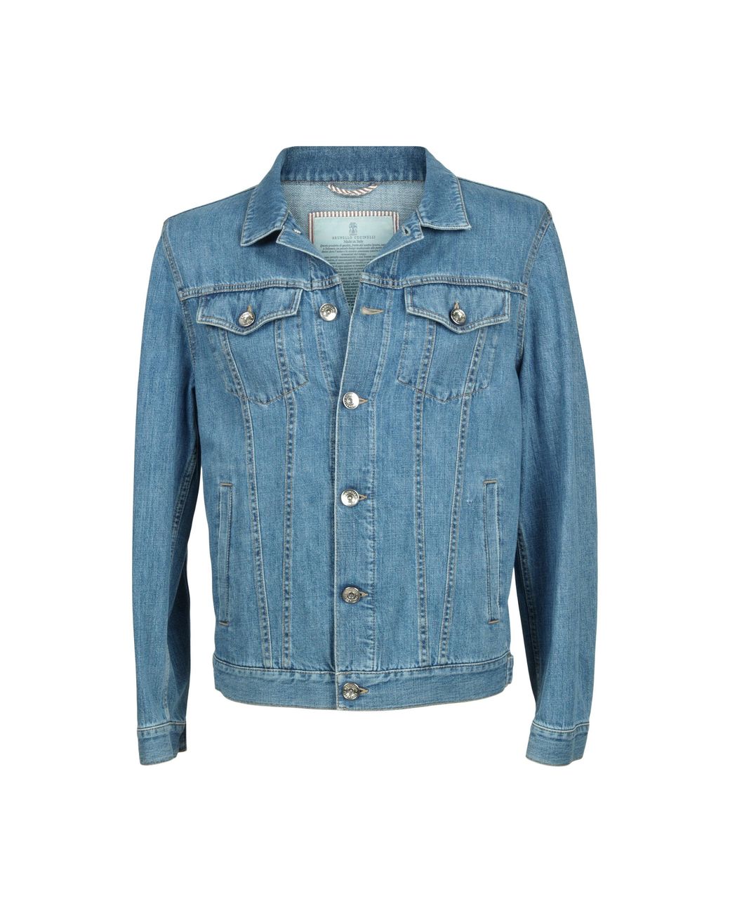 Brunello Cucinelli Blue Light Jacket Clothing for men
