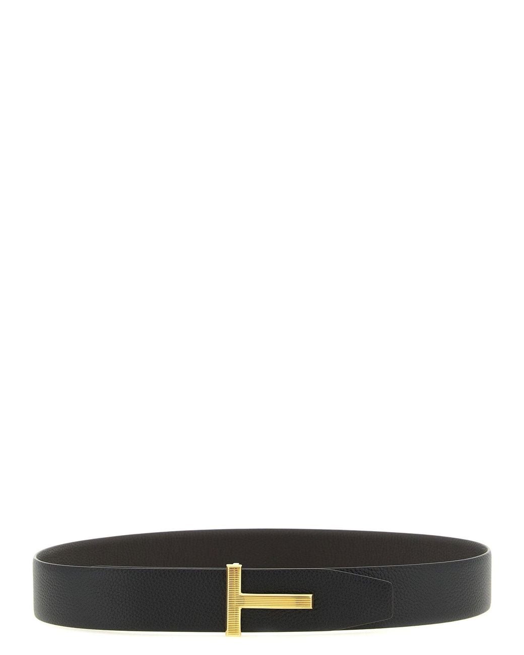 Tom Ford White Icon Belt for men