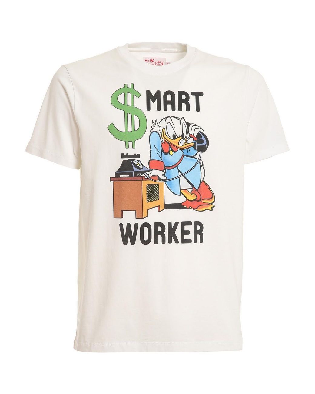 Mc2 Saint Barth T-shirt Bianca Con Stampa Zio Paperone Tshirtman00221b in  White for Men | Lyst
