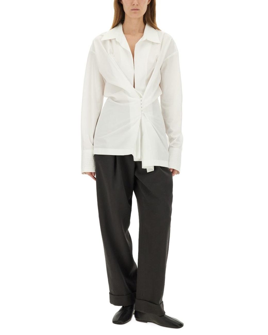 Dries Van Noten Black Dries Van Noten 100% Wool Trousers