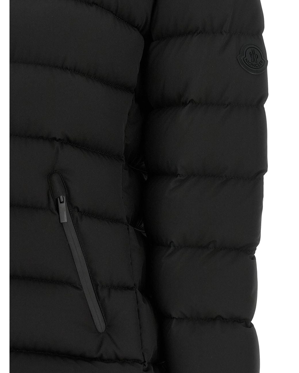 Moncler Black Moncler Herbes Down Jacket
