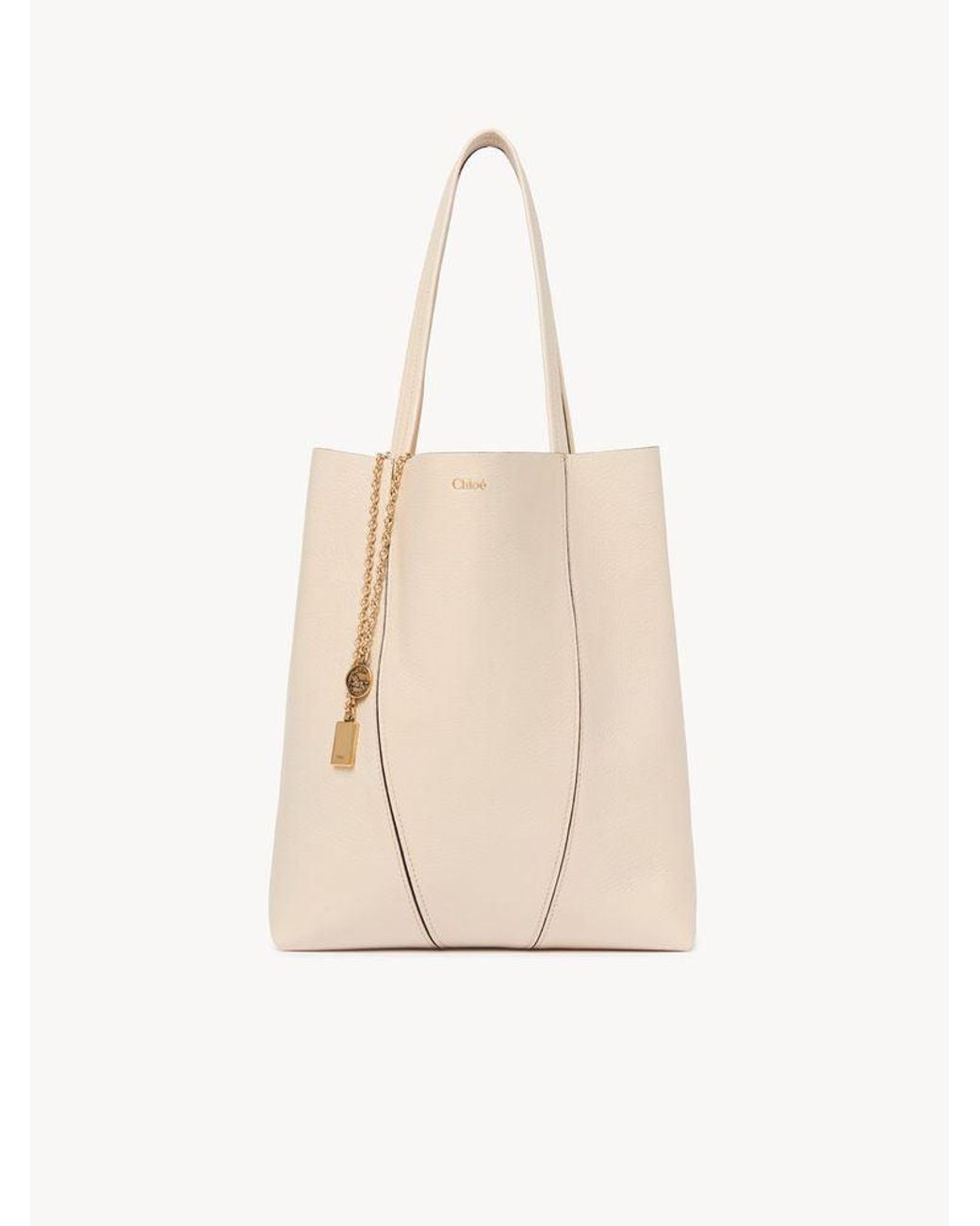 Chloé Natural Chloé Leather Shoulder Bag