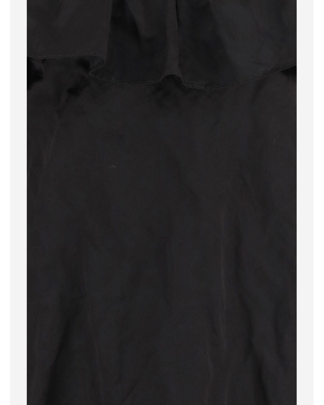 Chloé Black Mini Dress Technical Satin Cotton