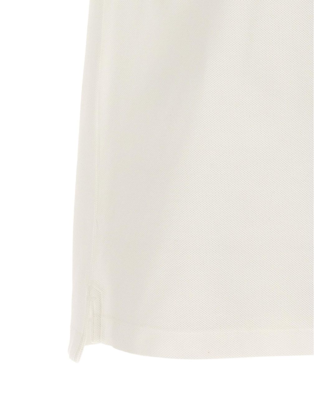 Burberry White 'Eddie' Polo Shirt for men