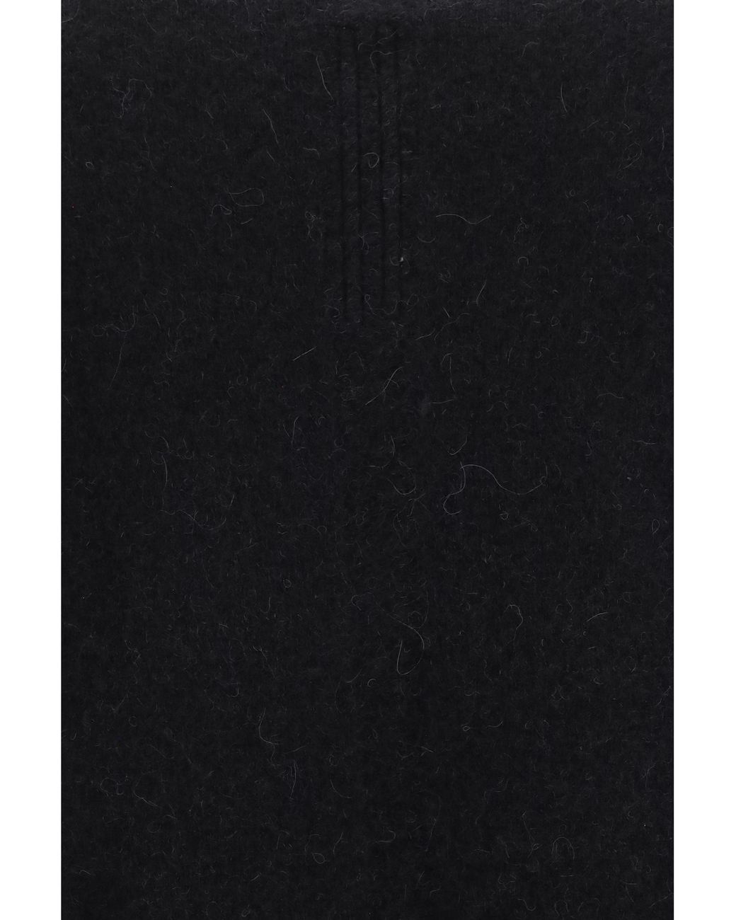 Rick Owens Black Round Neck Sweater for men