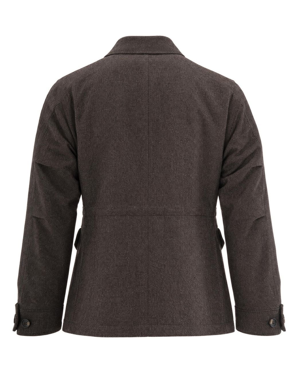 Eleventy Black Wool Safari Jacket for men