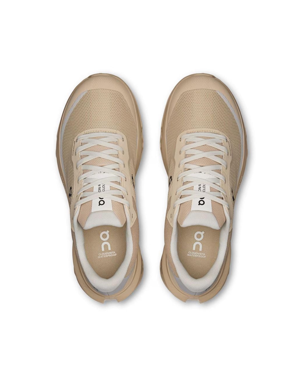 On Shoes White Running Shoes Cloudvista Waterproof Sand-Ice Recycled Polyester Sneaker