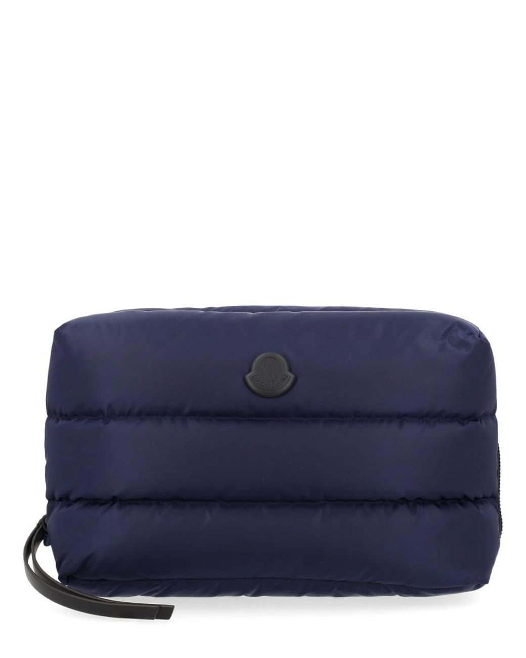 Moncler Blue Beauty Case Caradoc Polyamide Wash Bags
