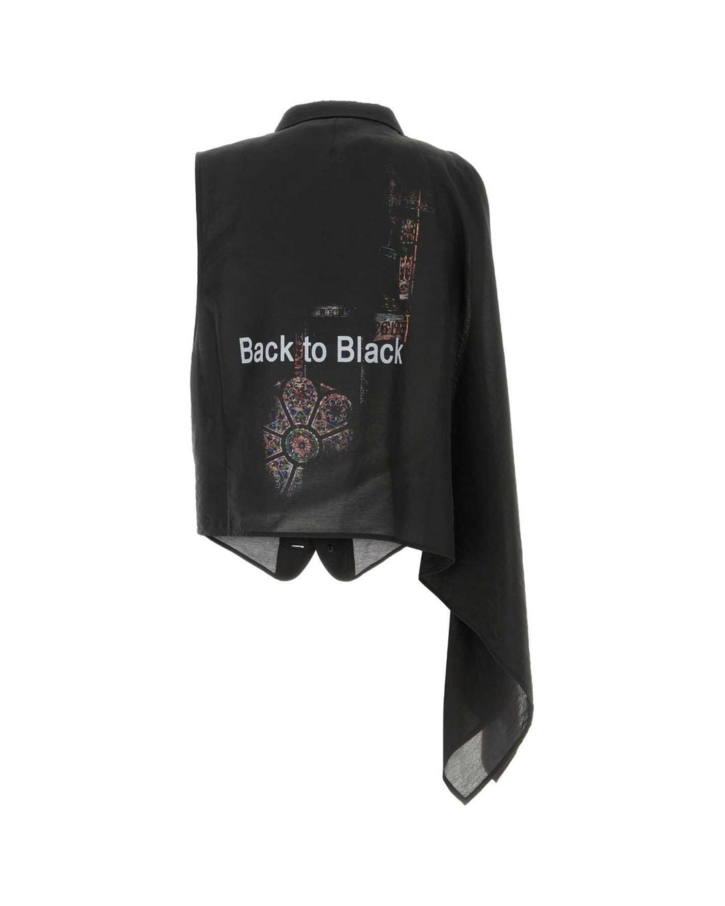 Yohji Yamamoto Black Jersey Vest for men