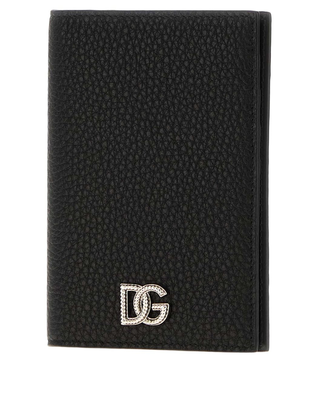 Dolce & Gabbana Black Dolce & Gabbana Leather Wallet for men