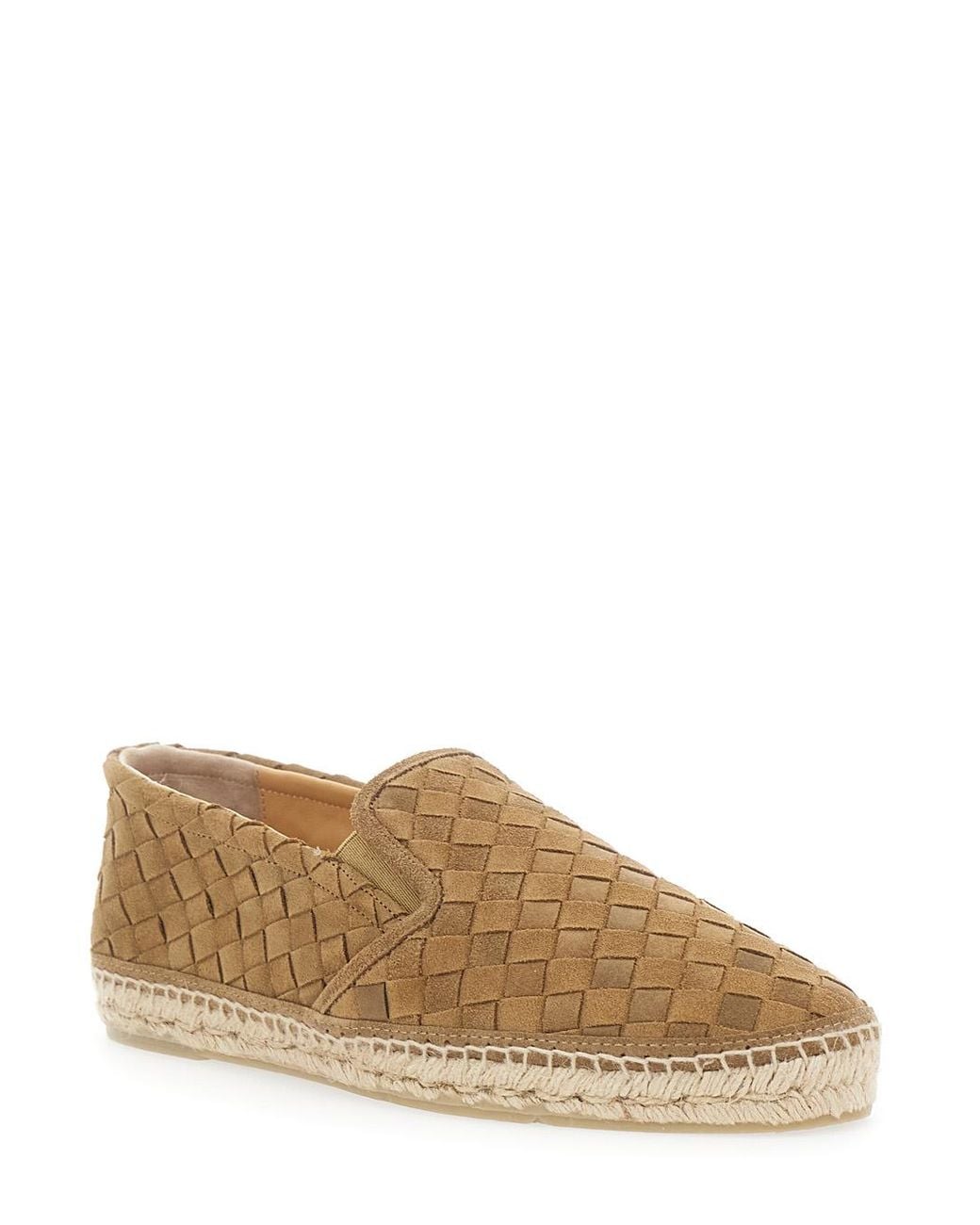 Castaner Brown Woven Loafers for men