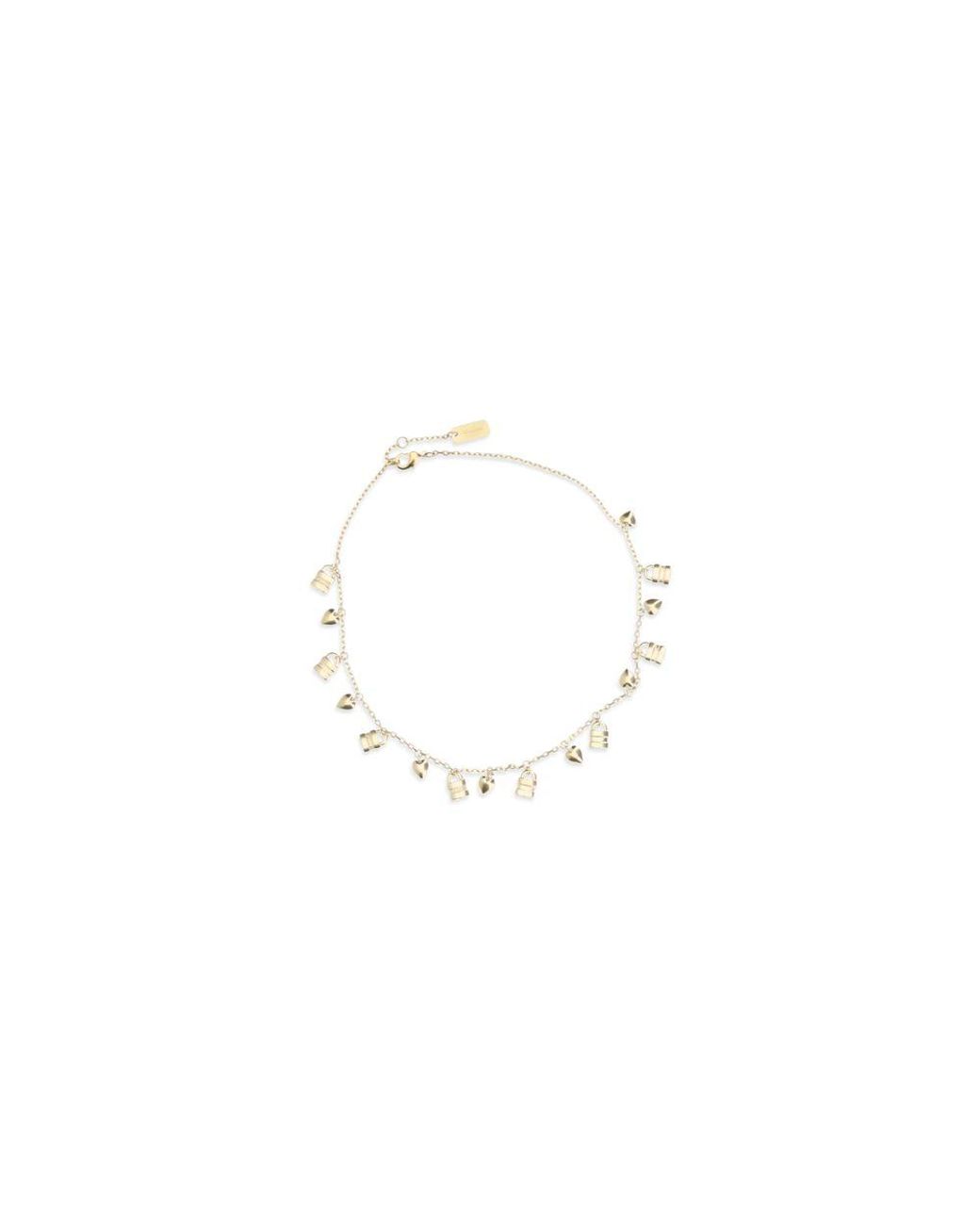 Chloé Metallic Gold Brass Necklace